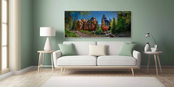 Oybin - Motiv als Wandbild