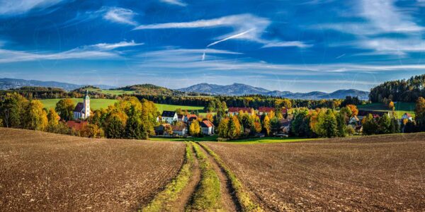 Spitzkunnersdorf – Das Hügelland mit dem Zittauer Gebirge