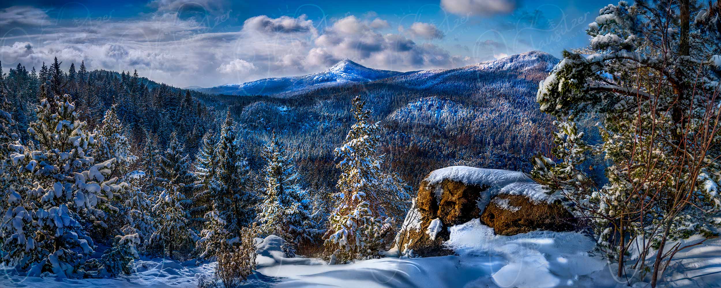 Jonsdorf - Die Lausche im Winterkleid