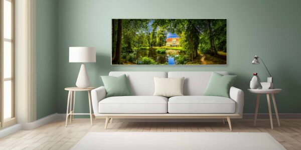 Barockschloss Rammenau als Wandbild