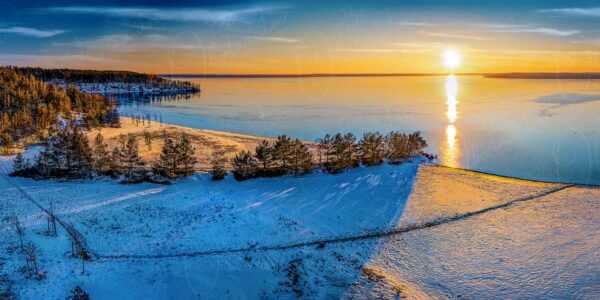 Der Bärwalder See als Poster